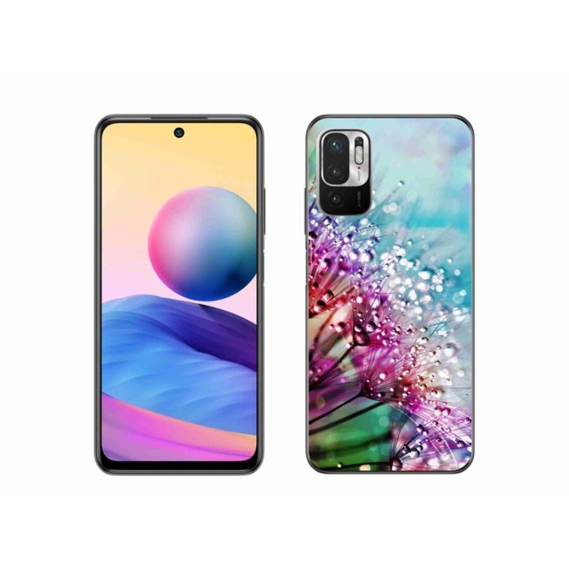 Gelový kryt mmCase na mobil Xiaomi Redmi Note 10 5G - barevné květy