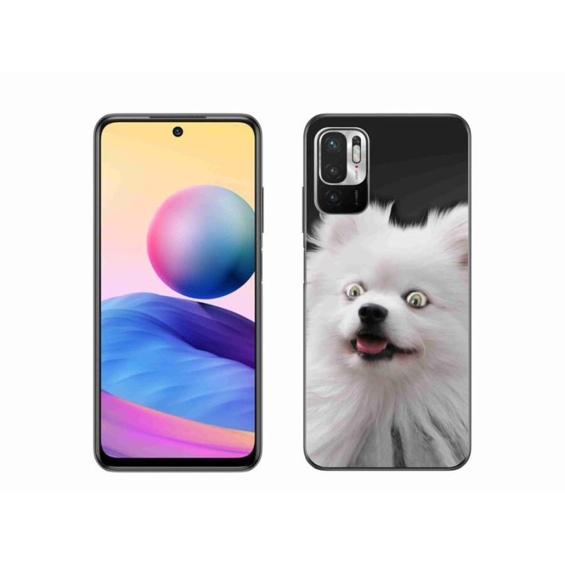 Gelový kryt mmCase na mobil Xiaomi Redmi Note 10 5G - bílý špic