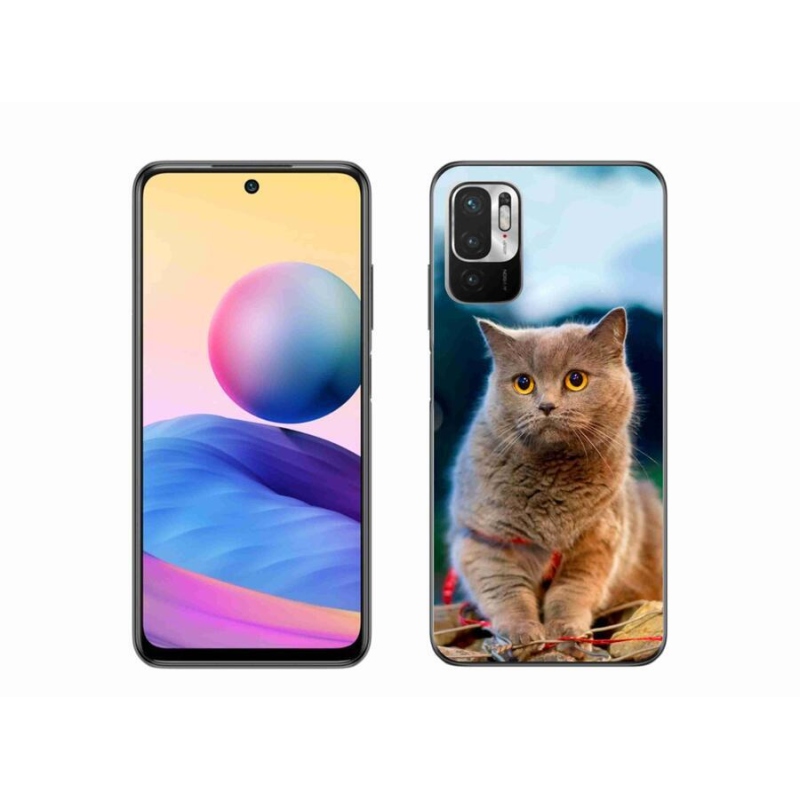 Gelový kryt mmCase na mobil Xiaomi Redmi Note 10 5G - britská modrá 2