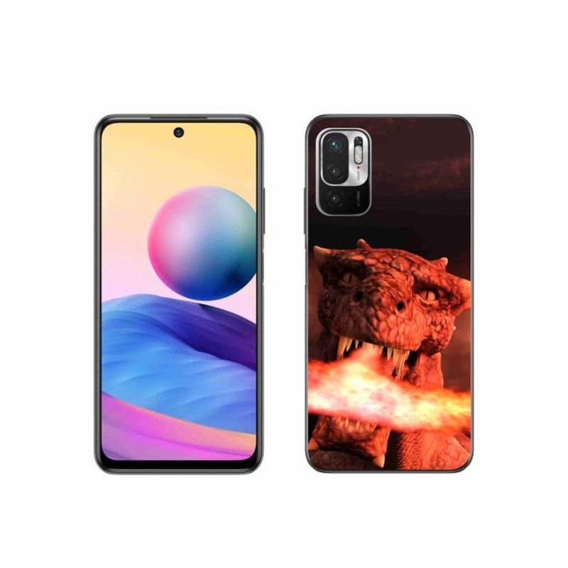 Gelový kryt mmCase na mobil Xiaomi Redmi Note 10 5G - drak