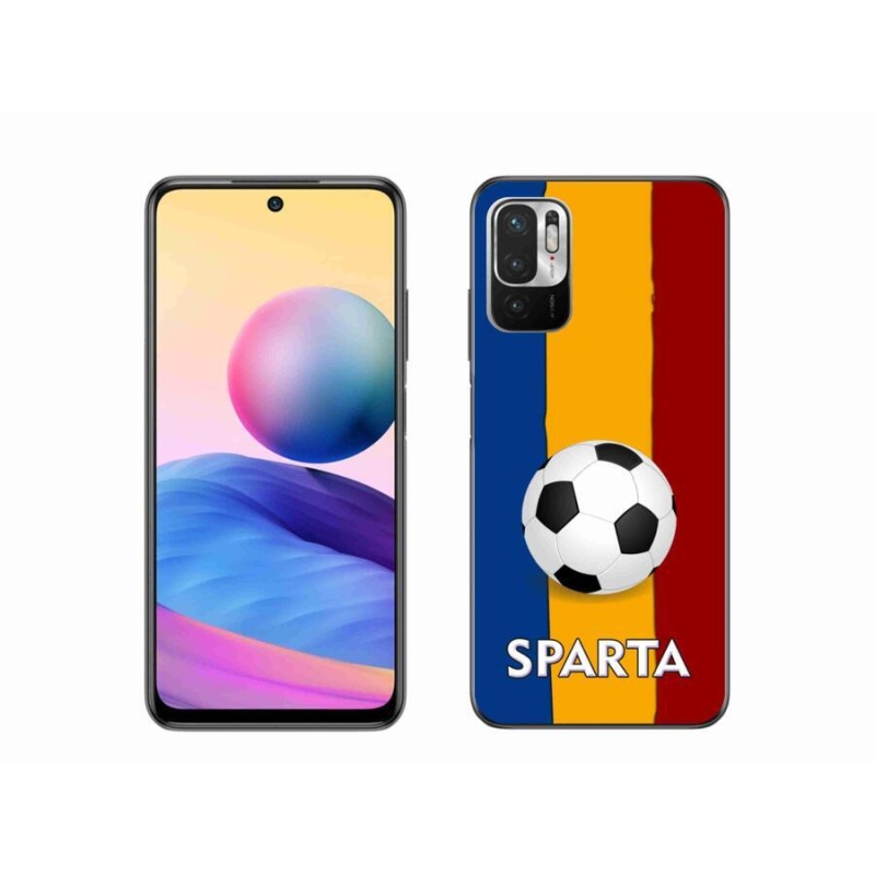 Gelový kryt mmCase na mobil Xiaomi Redmi Note 10 5G - fotbal 1