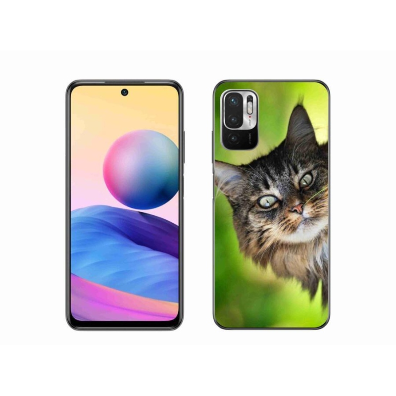Gelový kryt mmCase na mobil Xiaomi Redmi Note 10 5G - kočka 3