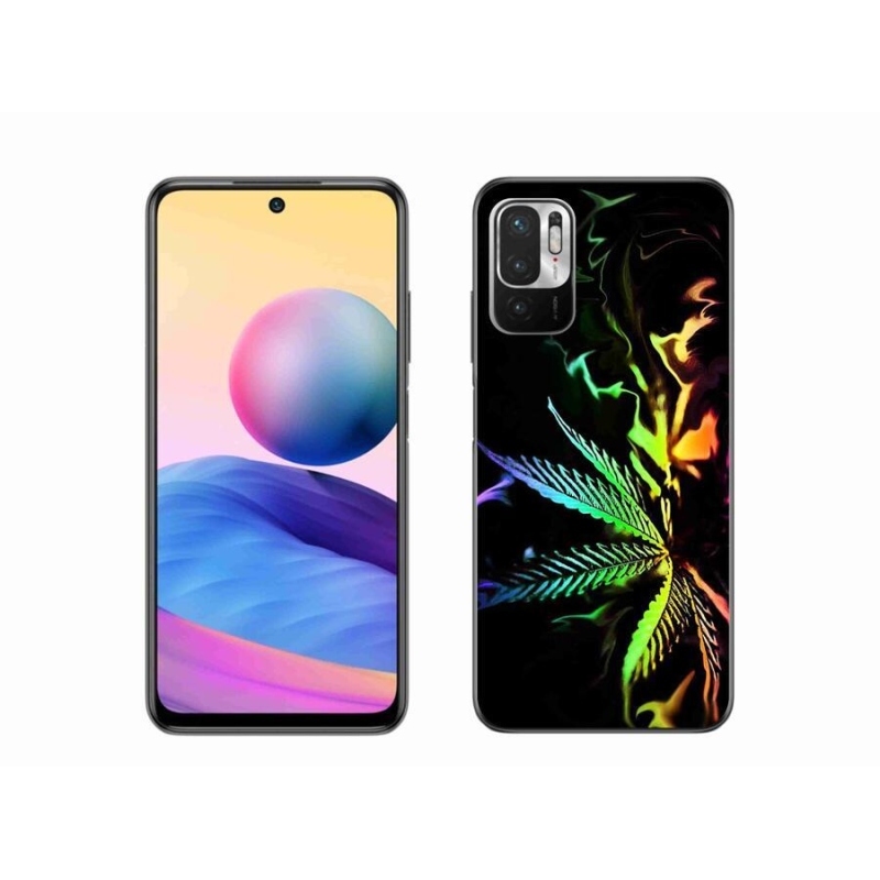 Gelový kryt mmCase na mobil Xiaomi Redmi Note 10 5G - konopí 2