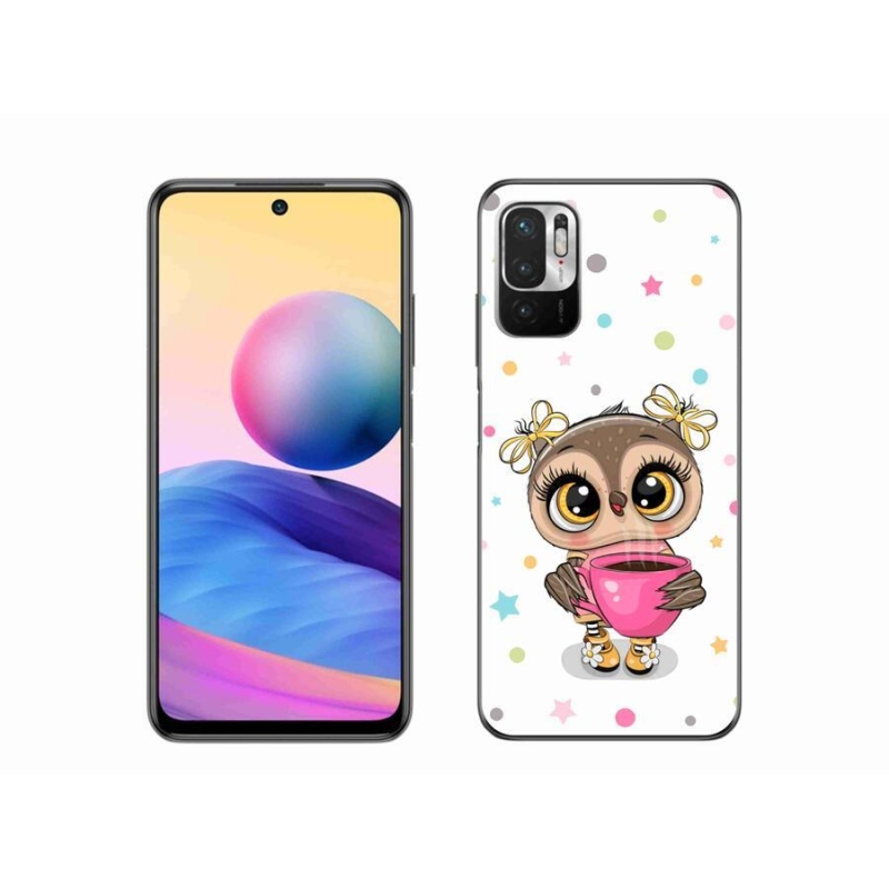 Gelový kryt mmCase na mobil Xiaomi Redmi Note 10 5G - kreslená sovička