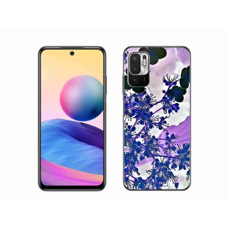 Gelový kryt mmCase na mobil Xiaomi Redmi Note 10 5G - květ hortenzie