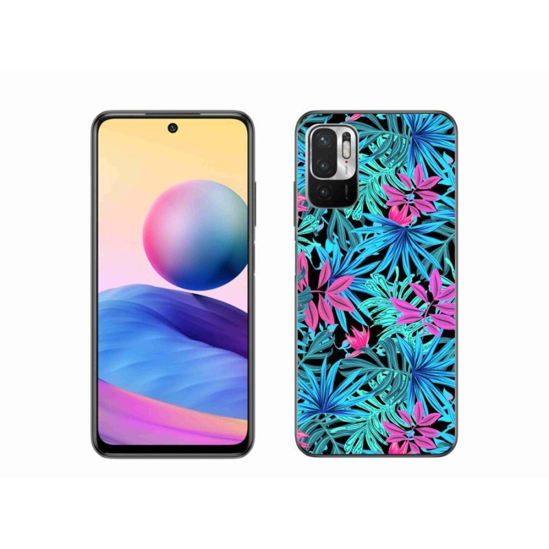 Gelový kryt mmCase na mobil Xiaomi Redmi Note 10 5G - květiny 3