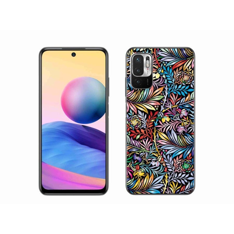 Gelový kryt mmCase na mobil Xiaomi Redmi Note 10 5G - květiny 5