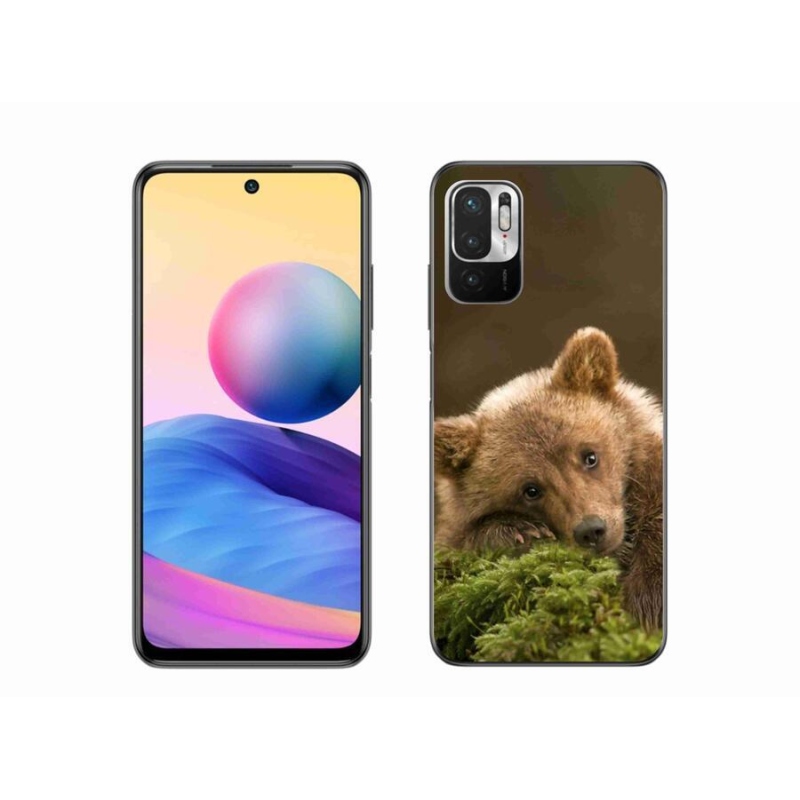 Gelový kryt mmCase na mobil Xiaomi Redmi Note 10 5G - medvěd