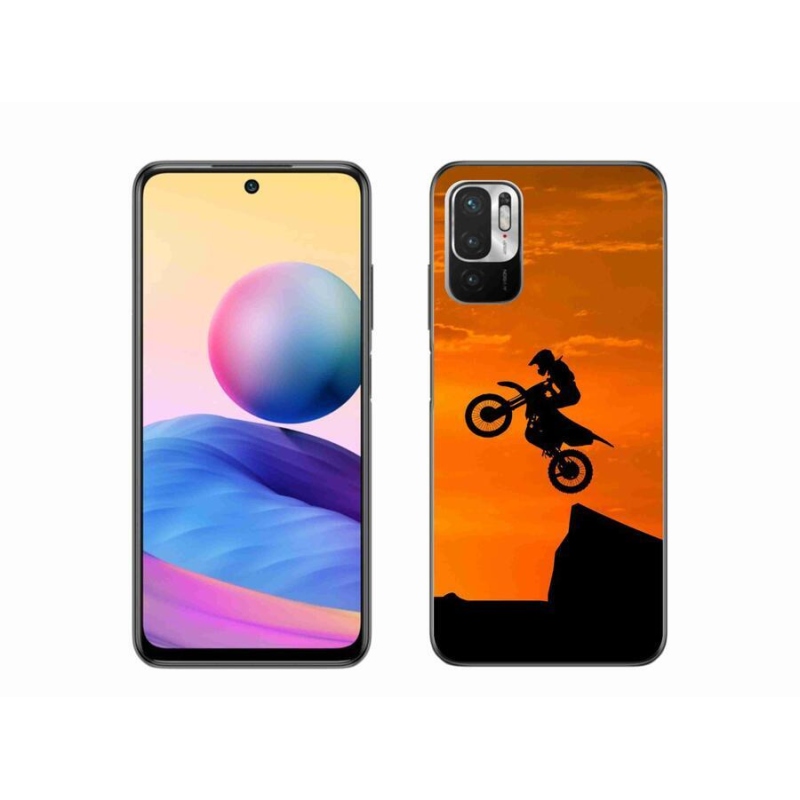 Gelový kryt mmCase na mobil Xiaomi Redmi Note 10 5G - motocross