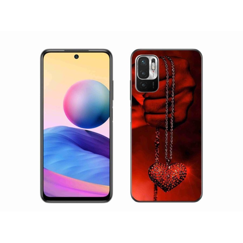 Gelový kryt mmCase na mobil Xiaomi Redmi Note 10 5G - náhrdelník