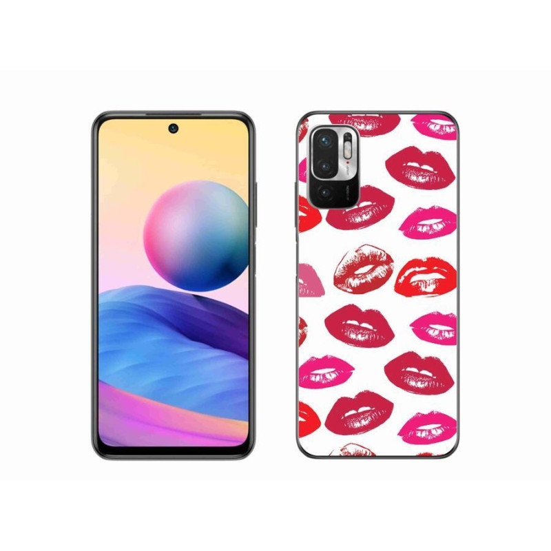 Gelový kryt mmCase na mobil Xiaomi Redmi Note 10 5G - rty