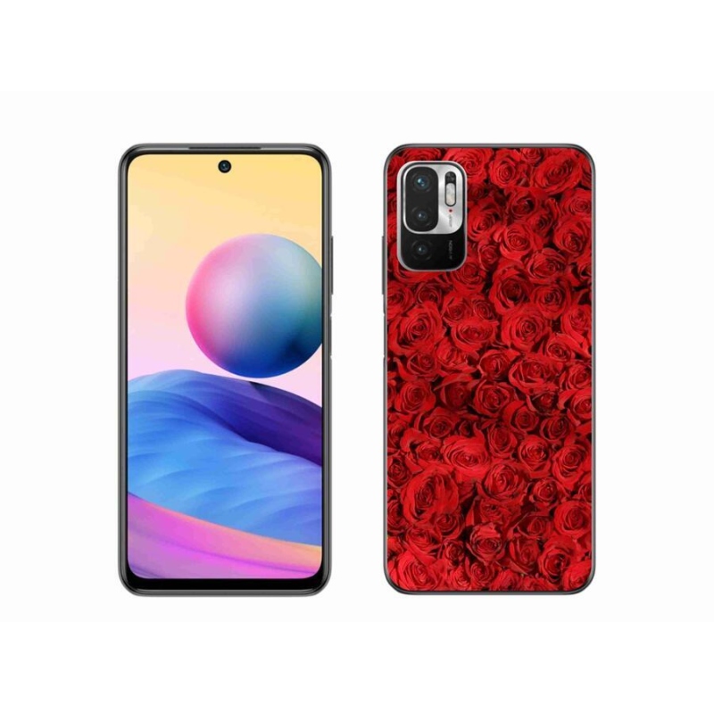 Gelový kryt mmCase na mobil Xiaomi Redmi Note 10 5G - růže