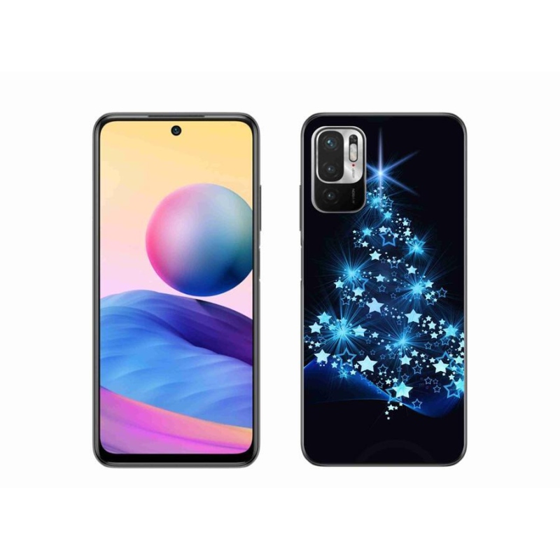 Gelový kryt mmCase na mobil Xiaomi Redmi Note 10 5G - vánoční stromek