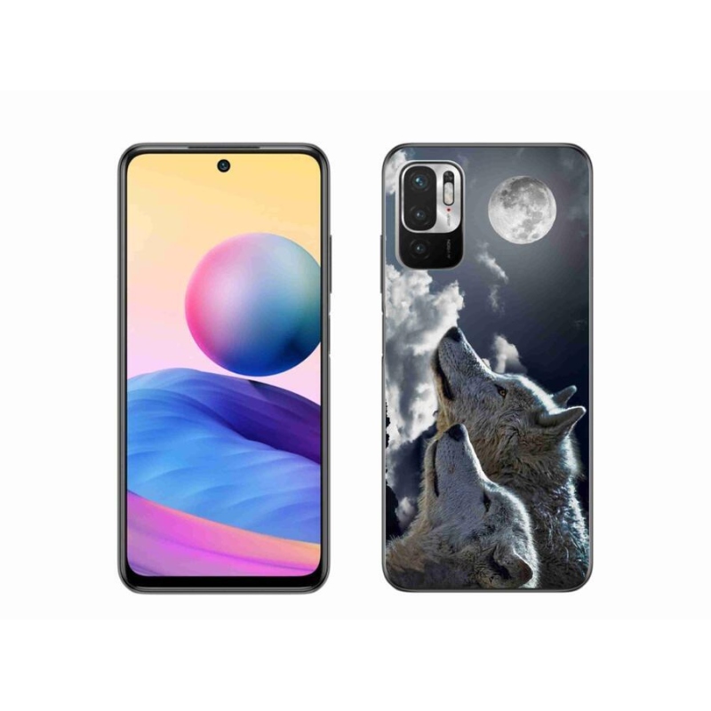 Gelový kryt mmCase na mobil Xiaomi Redmi Note 10 5G - vlci