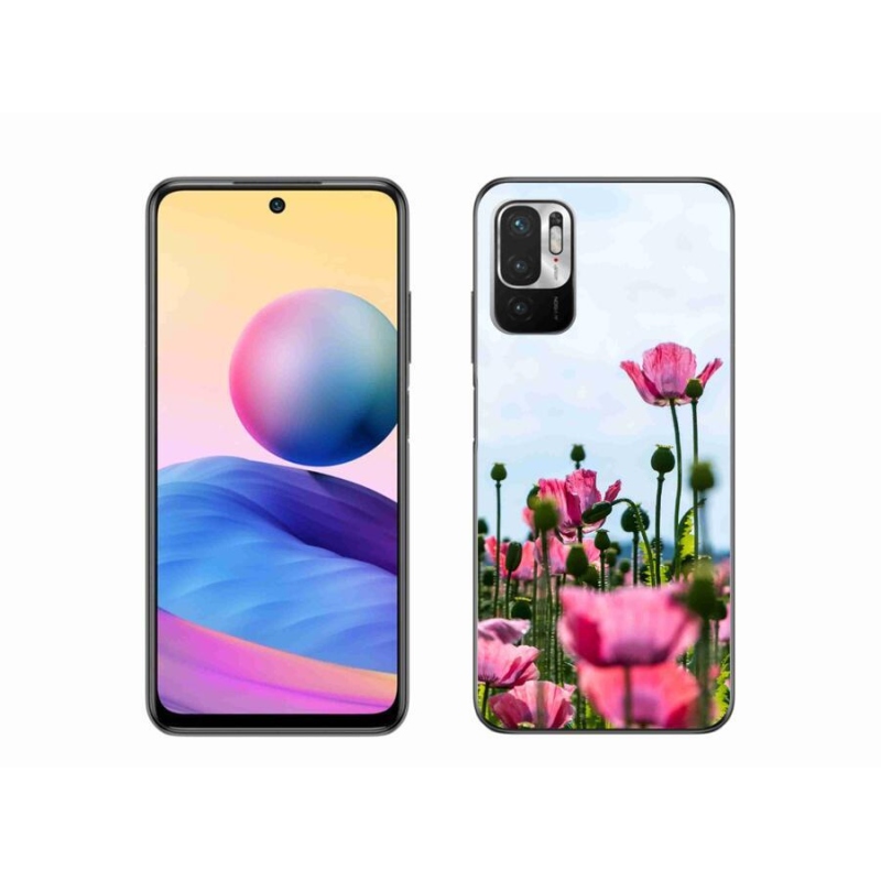 Gelový kryt mmCase na mobil Xiaomi Redmi Note 10 5G - vlčí mák