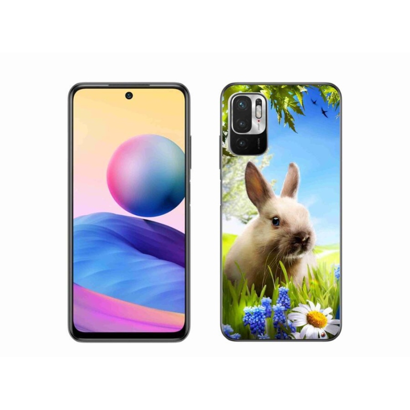 Gelový kryt mmCase na mobil Xiaomi Redmi Note 10 5G - zajíček