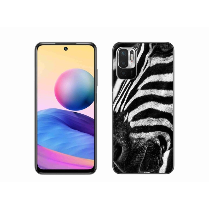 Gelový kryt mmCase na mobil Xiaomi Redmi Note 10 5G - zebra