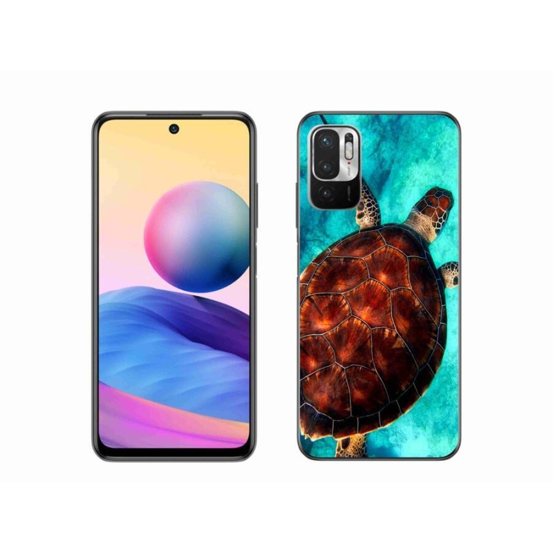 Gelový kryt mmCase na mobil Xiaomi Redmi Note 10 5G - želva