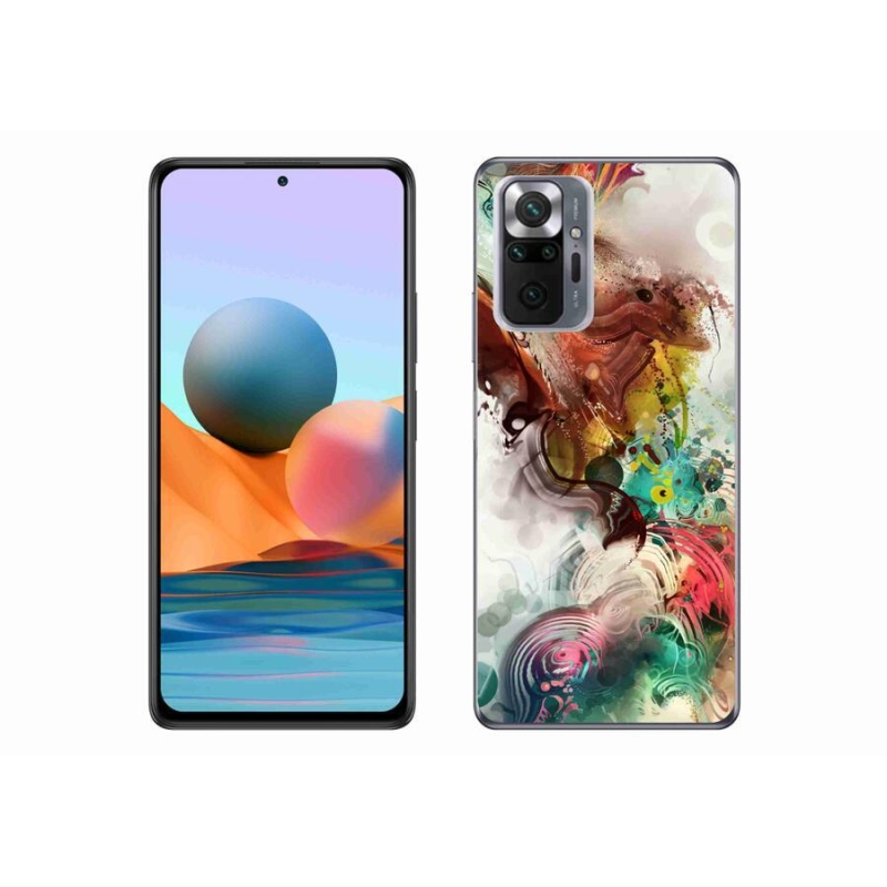 Gelový kryt mmCase na mobil Xiaomi Redmi Note 10 Pro - abstrakt 1