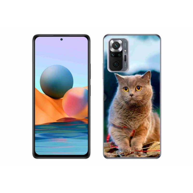 Gelový kryt mmCase na mobil Xiaomi Redmi Note 10 Pro - britská modrá 2