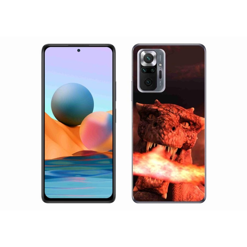 Gelový kryt mmCase na mobil Xiaomi Redmi Note 10 Pro - drak