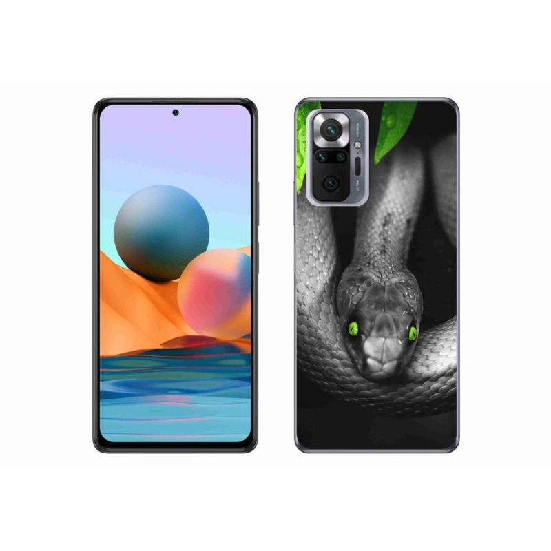 Gelový kryt mmCase na mobil Xiaomi Redmi Note 10 Pro - had
