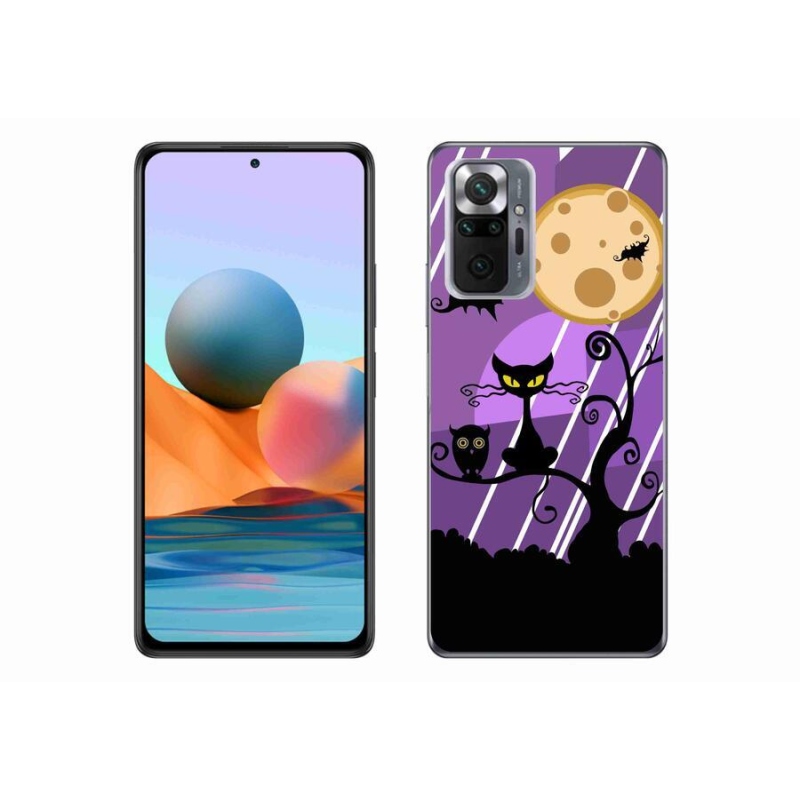 Gelový kryt mmCase na mobil Xiaomi Redmi Note 10 Pro - halloween