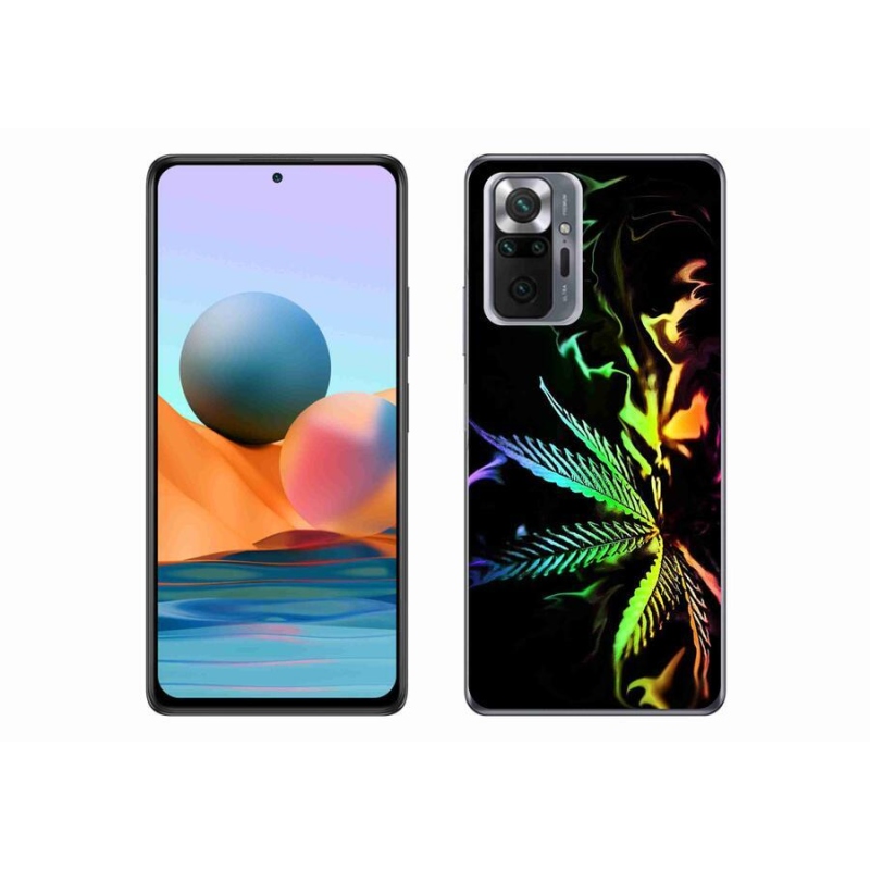 Gelový kryt mmCase na mobil Xiaomi Redmi Note 10 Pro - konopí 2