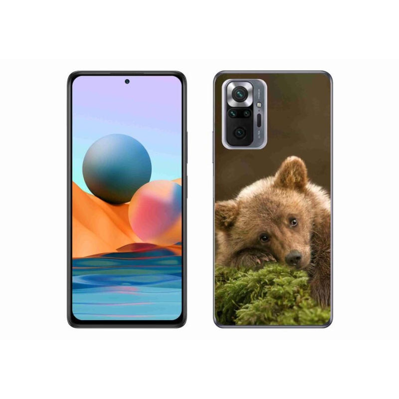 Gelový kryt mmCase na mobil Xiaomi Redmi Note 10 Pro - medvěd