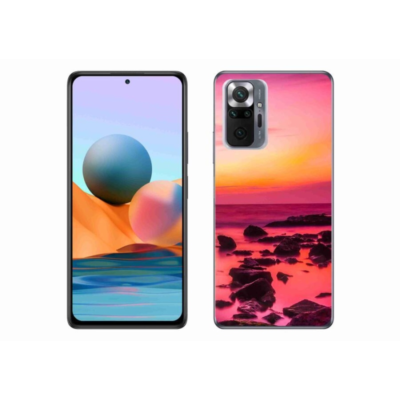 Gelový kryt mmCase na mobil Xiaomi Redmi Note 10 Pro - moře a záře