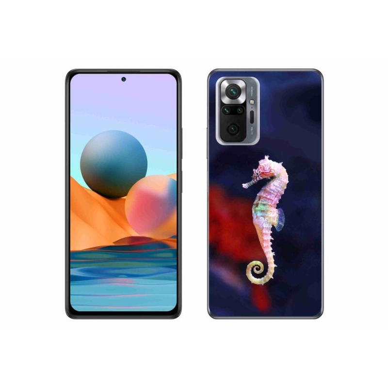 Gelový kryt mmCase na mobil Xiaomi Redmi Note 10 Pro - mořský koník