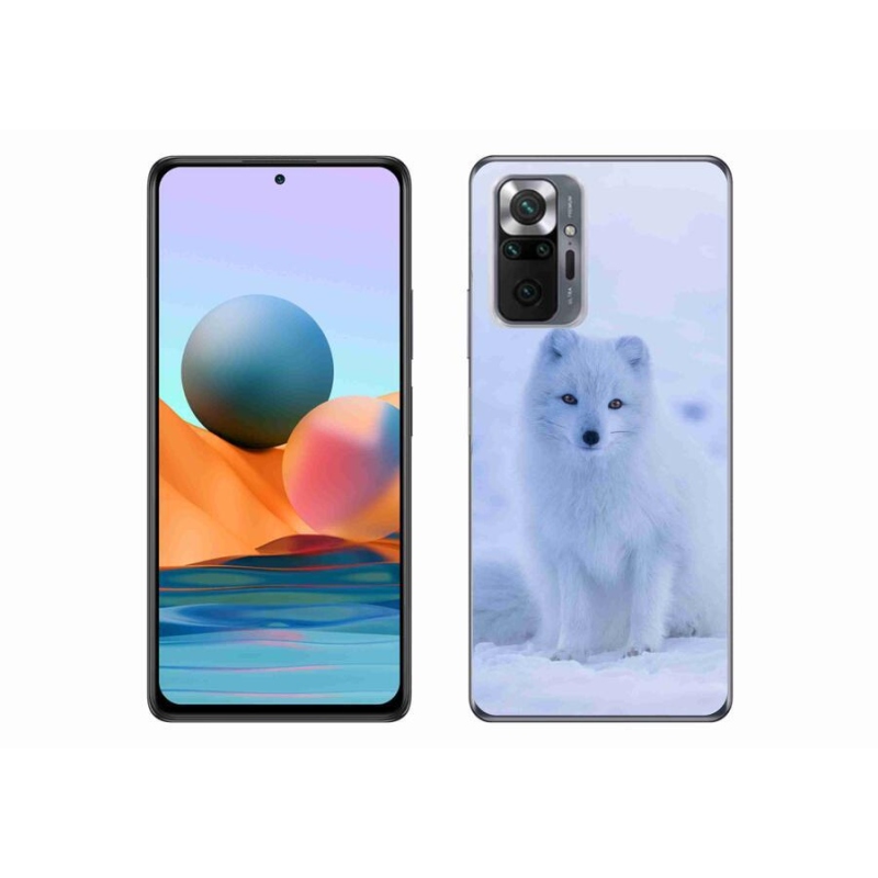 Gelový kryt mmCase na mobil Xiaomi Redmi Note 10 Pro - polární liška