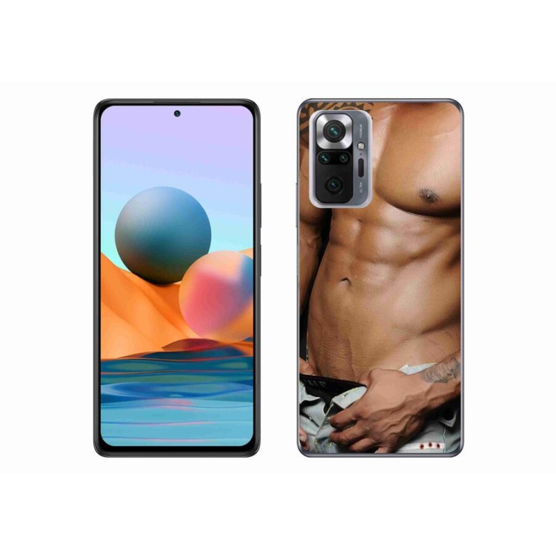 Gelový kryt mmCase na mobil Xiaomi Redmi Note 10 Pro - sexy muž