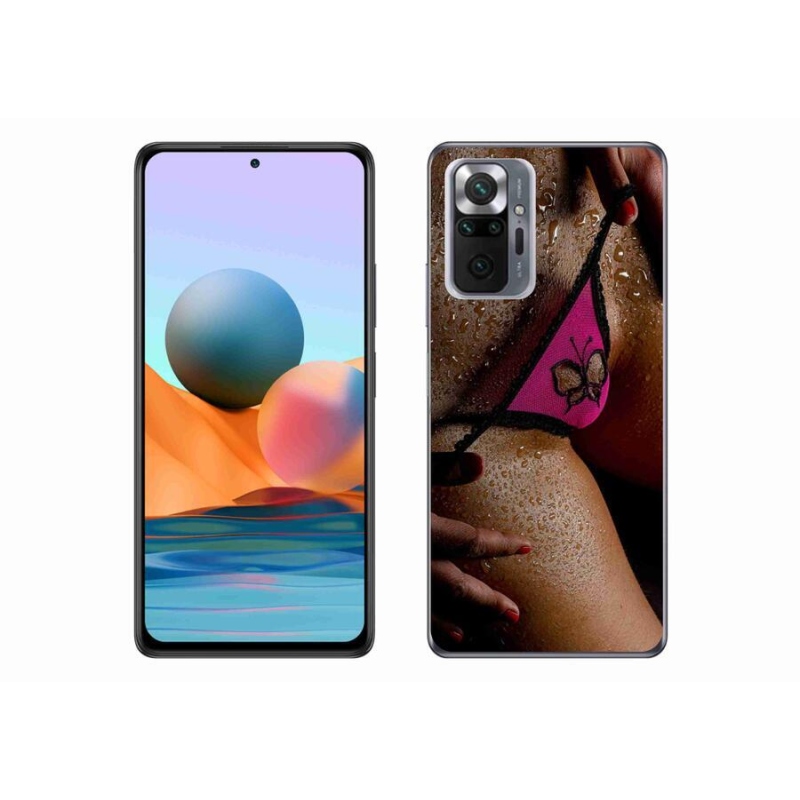 Gelový kryt mmCase na mobil Xiaomi Redmi Note 10 Pro - sexy žena