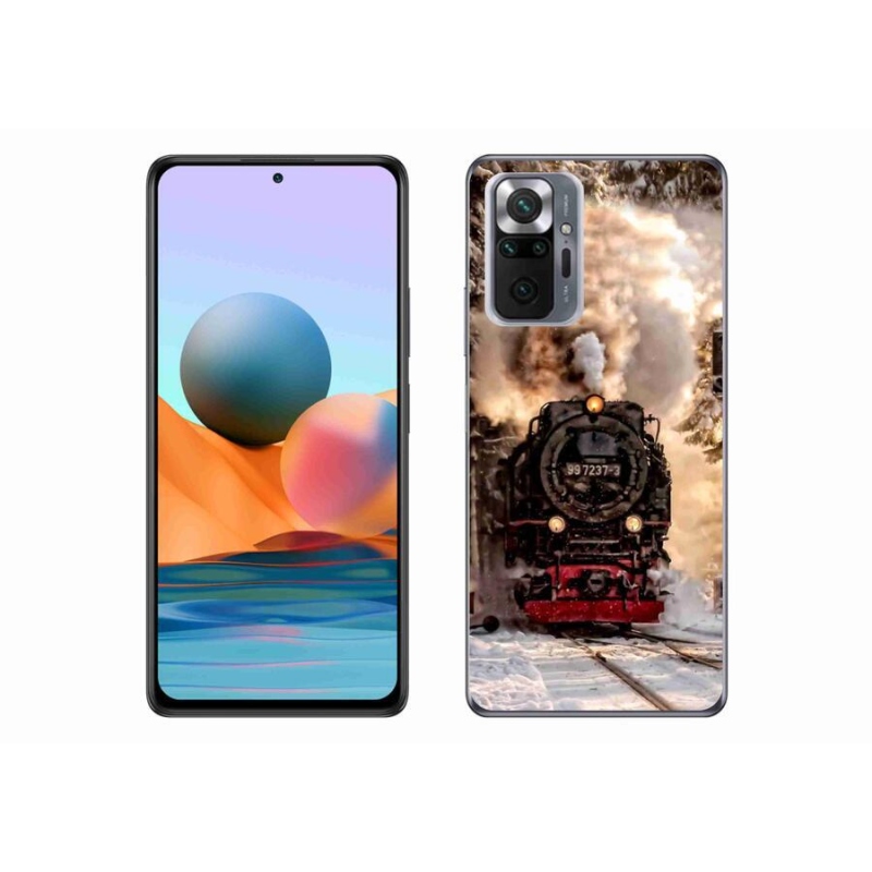 Gelový kryt mmCase na mobil Xiaomi Redmi Note 10 Pro - vlak