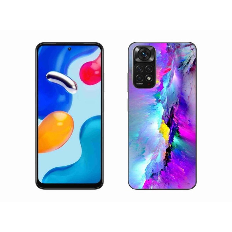 Gelový kryt mmCase na mobil Xiaomi Redmi Note 11 4G - abstrakt