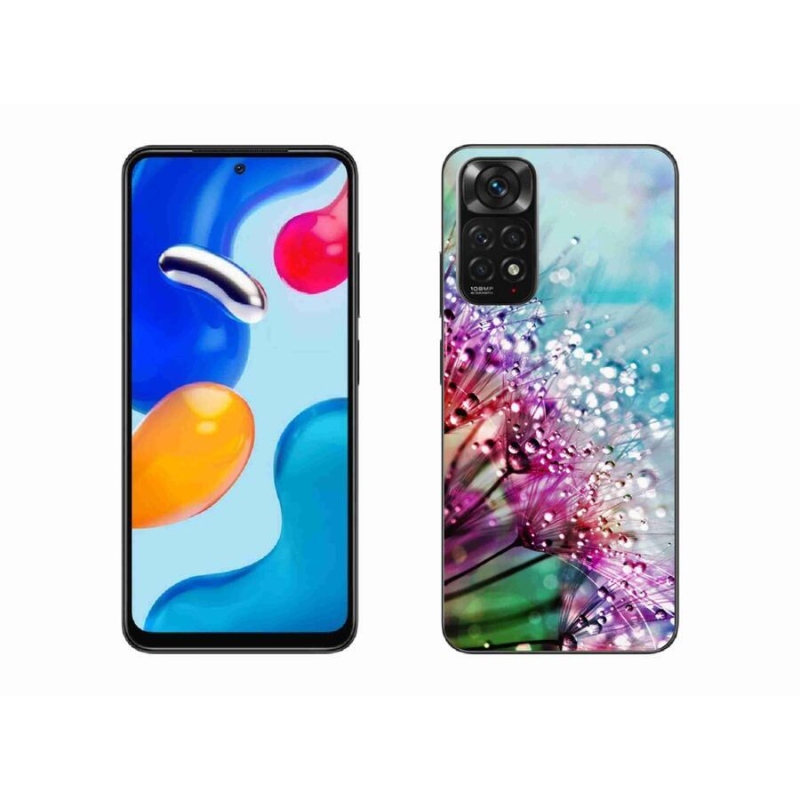 Gelový kryt mmCase na mobil Xiaomi Redmi Note 11 4G - barevné květy