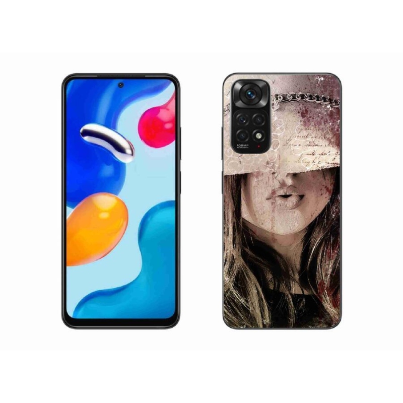 Gelový kryt mmCase na mobil Xiaomi Redmi Note 11 4G - dívka