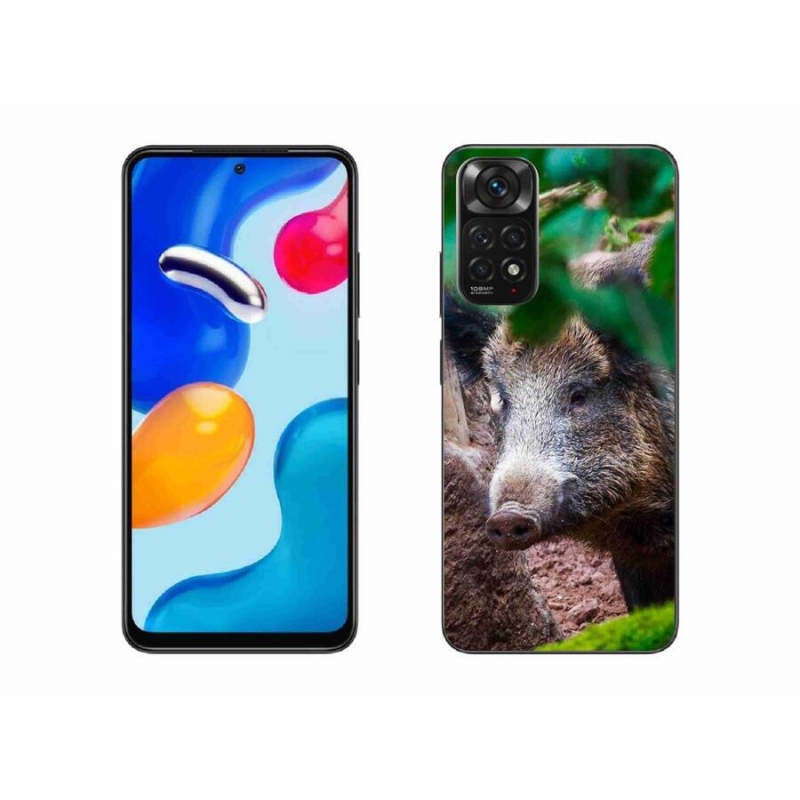 Gelový kryt mmCase na mobil Xiaomi Redmi Note 11 4G - divoké prase