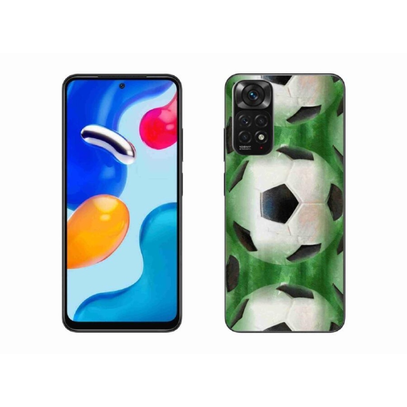 Gelový kryt mmCase na mobil Xiaomi Redmi Note 11 4G - fotbalový míč