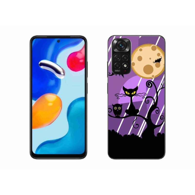 Gelový kryt mmCase na mobil Xiaomi Redmi Note 11 4G - halloween