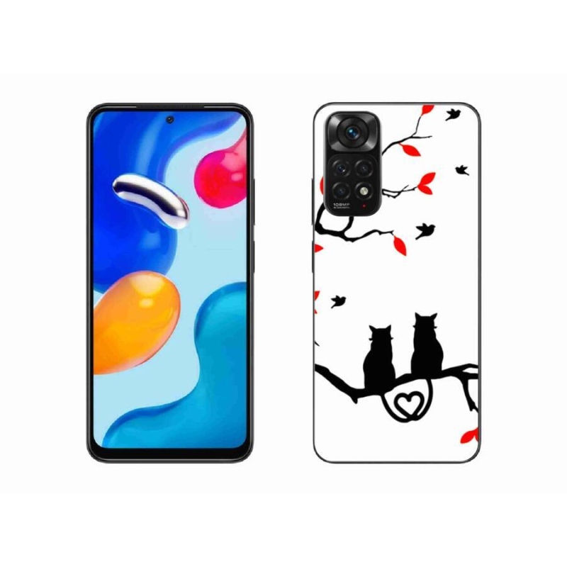 Gelový kryt mmCase na mobil Xiaomi Redmi Note 11 4G - kočičí láska