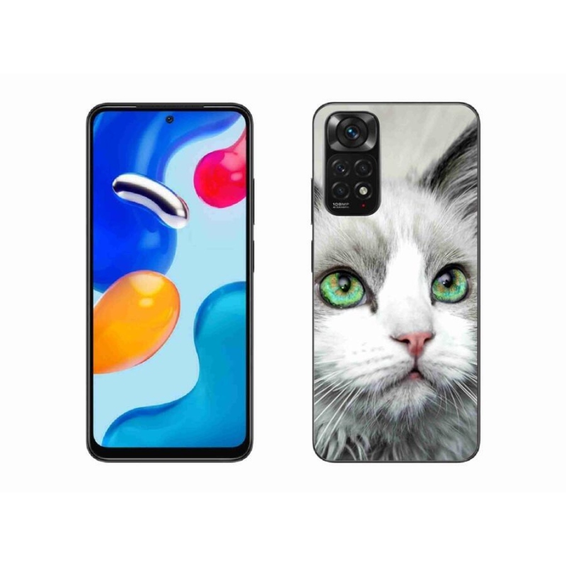 Gelový kryt mmCase na mobil Xiaomi Redmi Note 11 4G - kočičí pohled
