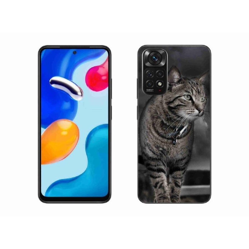Gelový kryt mmCase na mobil Xiaomi Redmi Note 11 4G - kočka