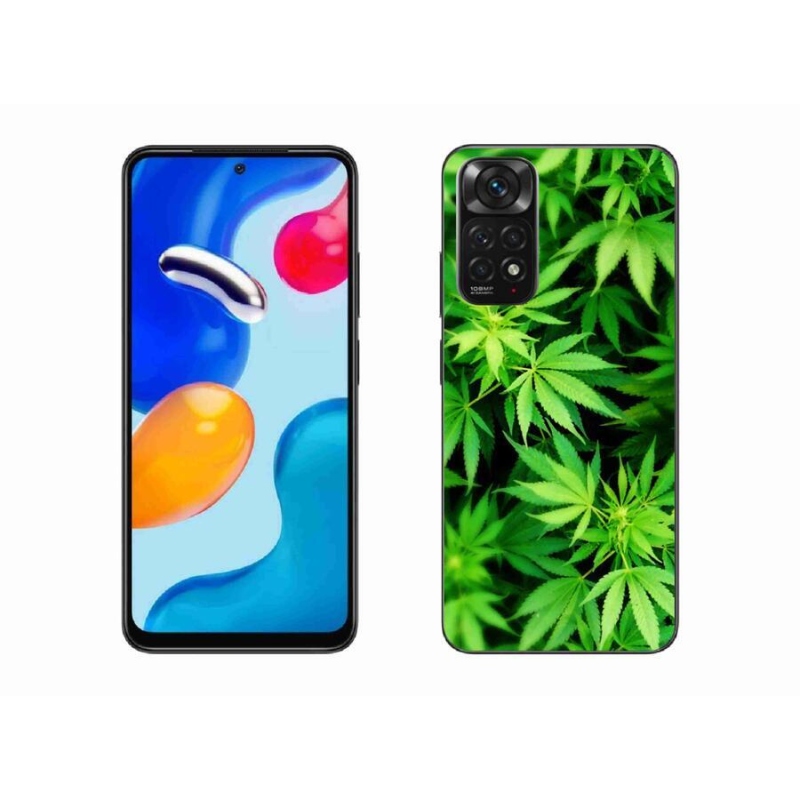 Gelový kryt mmCase na mobil Xiaomi Redmi Note 11 4G - konopí 3