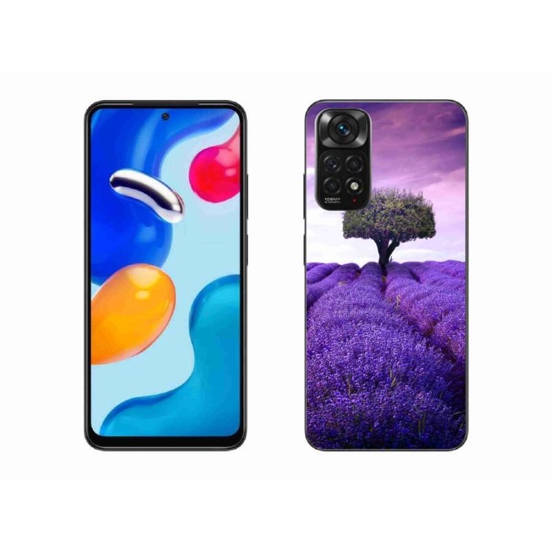 Gelový kryt mmCase na mobil Xiaomi Redmi Note 11 4G - levandulová louka
