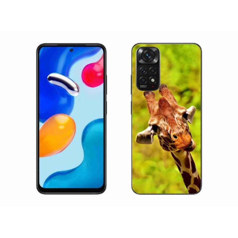 Gelový kryt mmCase na mobil Xiaomi Redmi Note 11 4G - žirafa