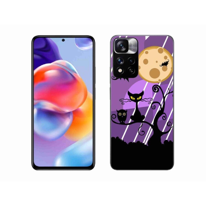 Gelový kryt mmCase na mobil Xiaomi Redmi Note 11 Pro+ 5G - halloween