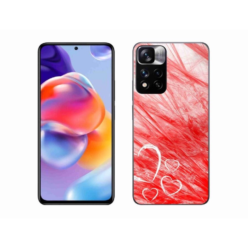 Gelový kryt mmCase na mobil Xiaomi Redmi Note 11 Pro+ 5G - heart