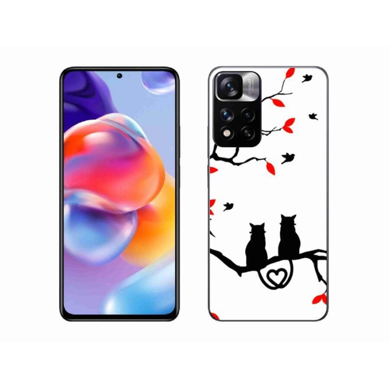 Gelový kryt mmCase na mobil Xiaomi Redmi Note 11 Pro+ 5G - kočičí láska